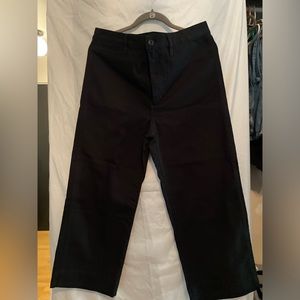 Quince black cropped pants
